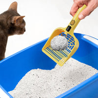 Thumbnail for LGCASL Rechargeable Spray Deodorizing Cat Litter Scoop, Large Sized Rechargeable Spray Litter for Home Use Litter Scooping Tool, White Yellow