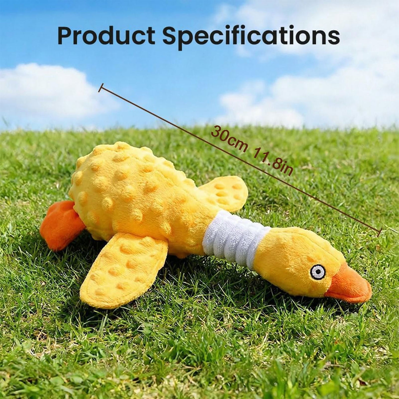 LGCASL Pink Duck Chew Toy Dog Toys for Aggressive Chewers 2026 New Dog Toys Calming Toy for Dogs Indestructible Toy with in Squeaker for Boredom Yellow Dog Plush for Dogs, Pink Green