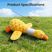 Thumbnail for LGCASL Pink Duck Chew Toy Dog Toys for Aggressive Chewers 2026 New Dog Toys Calming Toy for Dogs Indestructible Toy with in Squeaker for Boredom Yellow Dog Plush for Dogs, Pink Green
