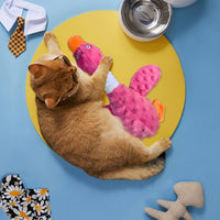 Thumbnail for LGCASL Pink Duck Chew Toy Dog Toys for Aggressive Chewers 2026 New Dog Toys Calming Toy for Dogs Indestructible Toy with in Squeaker for Boredom Yellow Dog Plush for Dogs, Pink Green