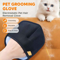 Thumbnail for Pet Static Electricity Hair Removal Gloves Pet Remover 2026 New Electrostatic Pet Removal Gloves for Dogs Thickened Brush Reusable Washable Pet Remover Glove Tool for Furniture Couch Car Blue