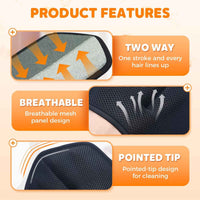 Thumbnail for Pet Static Electricity Hair Removal Gloves Pet Remover 2026 New Electrostatic Pet Removal Gloves for Dogs Thickened Brush Reusable Washable Pet Remover Glove Tool for Furniture Couch Car Blue