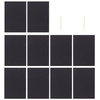 Thumbnail for Ortofally 2 Pack of 10pcs Scratch Paper Scratching Drawing Paper Black Scratch Crafts Notes Boards Scratch Supplies 30X21cm Black