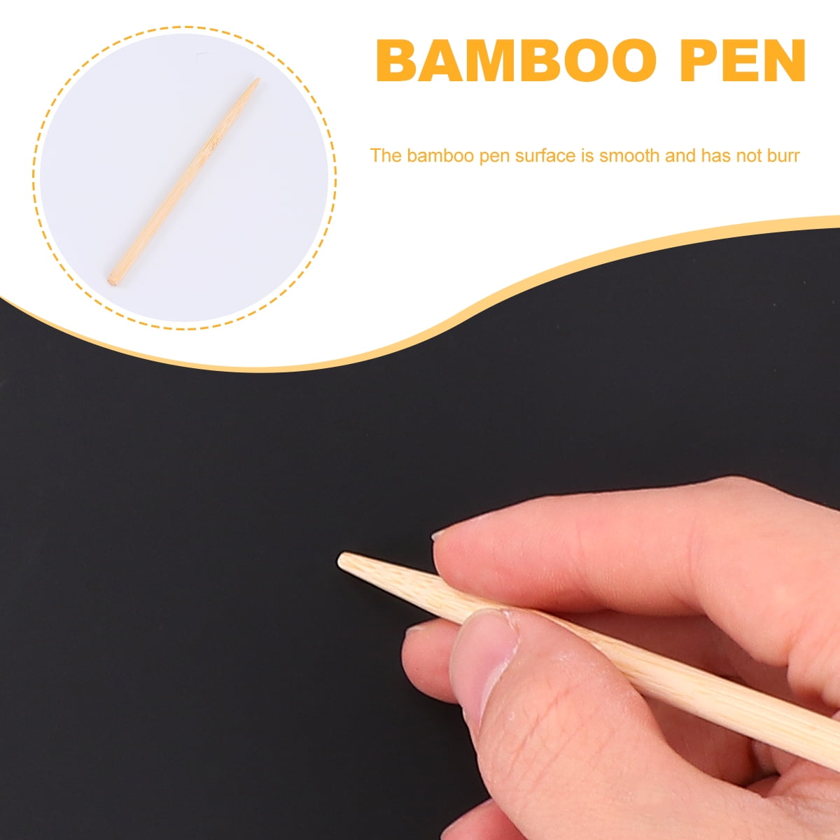 Ortofally 2 Pack of 10pcs Scratch Paper Scratching Drawing Paper Black Scratch Crafts Notes Boards Scratch Supplies 30X21cm Black