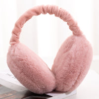 Thumbnail for Women Ear Muffs Winter Girls White Earmuffs Fuzzy Kids Black Ear Muff Cute Fluffy Ear Warmers Foldable Ear Covers Boy Winter Thickened Earmuffs Foldable Hamburg Earmuffs Warm Earmuffs pink