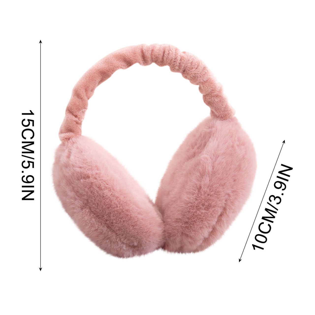 Women Ear Muffs Winter Girls White Earmuffs Fuzzy Kids Black Ear Muff Cute Fluffy Ear Warmers Foldable Ear Covers Boy Winter Thickened Earmuffs Foldable Hamburg Earmuffs Warm Earmuffs pink