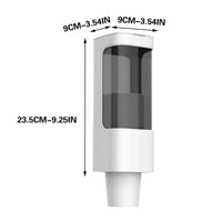 Thumbnail for Cup Dispenser,Fit 3oz-6oz Small Cups, Pull Type Water Cup Holder Wall Mount Paper Cup with Paste for Home Office School,Wall Mount Bathroom Disposable Mouthwash Cups Dispenser for Home Office Clear