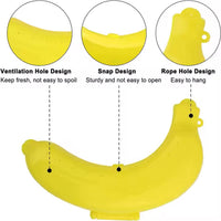 Thumbnail for Banana Container | Lunchbox | Fruit Container | Banana Box | YELLOW