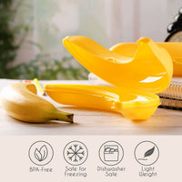Thumbnail for Banana Container | Lunchbox | Fruit Container | Banana Box | YELLOW