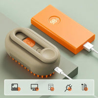 Thumbnail for Cat Steam Brush, 3 in 1 Self Cleaning Cat Steamy Pet Brush Steamer Brush for Massage for Removing Tangled and Loosse Hair (2PCS Light Green) Light Green