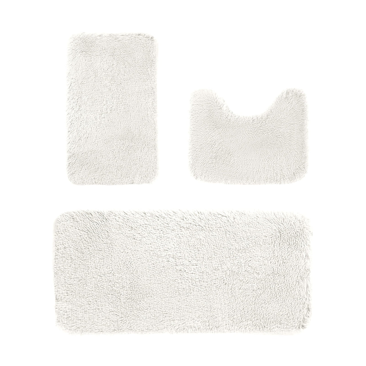 Kdkad Bathroom Rugs Sets 3 Piece, Bath Rugs for Bathroom Non Slip, Ultra Soft Water Absorbent Microfiber Bath Mat Set, Machine Washable Thick Plush Bath Mats for Bathroom Floor,Tub and Shower 3 pc Wine 1