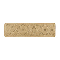 Thumbnail for Chmadoxn 4-Piece Non-Slip Stair Treads, Self-Adhesive Striped Carpet Mats, Absorbent & Quiet Step Pads, Can Be Cut to Fit, Washable for Indoor Staircase Safety\u200b\u200b Beige