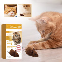 Thumbnail for Darzheoy Interactive Toys for Indoor Cats, Mouse Toys with Electronic Realistic Squeaky Sound, Automatic Moving Kitten Toys Electric Mice Toy Self Play Exercise Brown