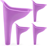 Thumbnail for Female Urinal, 4PCS Portable Urination Device Pee Funnel for Travel Camping Hiking, Outdoor Activities, Camping, As a Gift for Women's Equality Day That Benefits Female Health