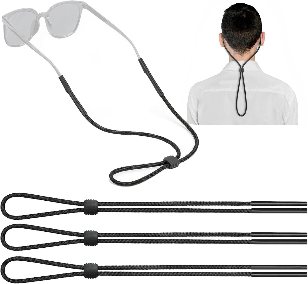 Sports Glasses holder Strap(3 PCS) - Sunglasses strap for Men Women kids