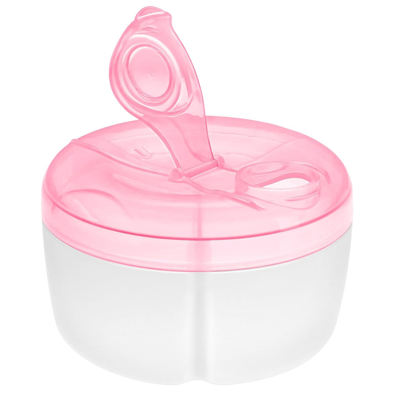 Baby Formula Dispenser On The Go, Formula Container to Go, Non-Spill Rotating Three-Compartment Formula Dispenser and Snack Storage Container for Infant Toddler Traveling