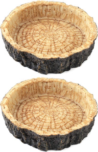 Thumbnail for 2 Pack Reptile Water and Food Bowls, Novelty Food Bowl for Lizards, Young Bearded Dragons, Small Snakes and More - Made from BPA-Free Plastic