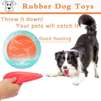 Thumbnail for 6 Pack Dog Flying Discs - Interactive, Soft Floating Saucer for Small, Medium Dogs - Safe on Teeth