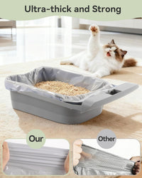 Thumbnail for 40 Count Automatic Cat Litter Box Bags for Petpivot Autoscooper 11/12 NeakasaM1 Open-Top Self-Cleaning Cat Litter Boxes, Leak-Proof Drawstring Trash Bags Replacement, Unscented,27