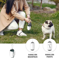 Thumbnail for Handsfree Dog Poop Bag Holder Clip - Silicone Dispenser for Dog Leash - 1 Piece