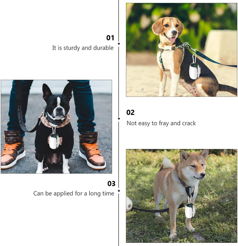 Handsfree Dog Poop Bag Holder Clip - Silicone Dispenser for Dog Leash - 1 Piece