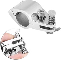 Thumbnail for (Set of 2) Stainless Boat Bimini Top Hinged Jaw Slide 1