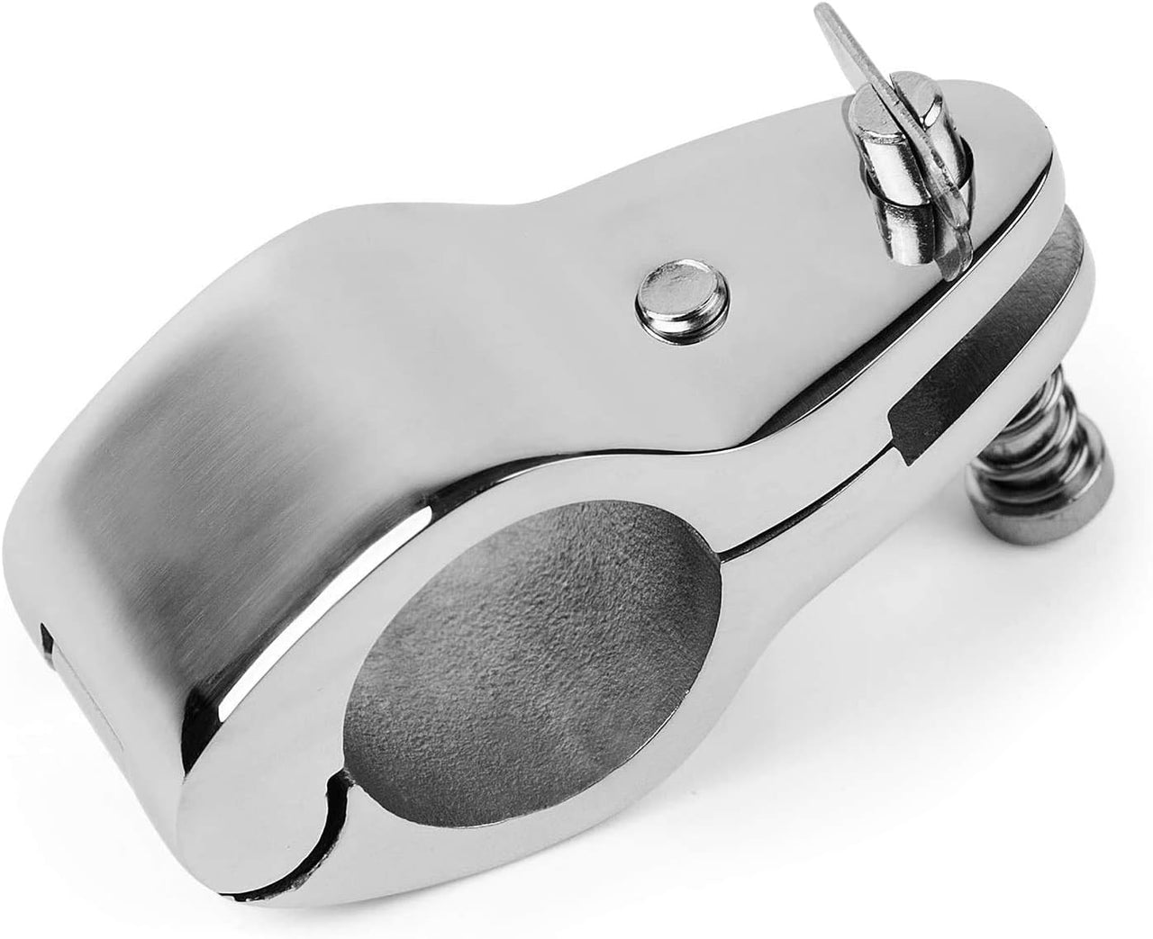 (Set of 2) Stainless Boat Bimini Top Hinged Jaw Slide 1" 25 mm