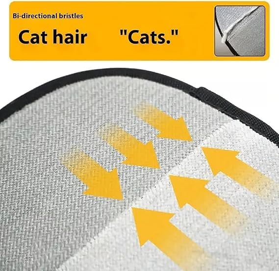 Electrostatic Gloves Pet Hair Removal, Pet Hair Removal Glove, Reusable Electrostatic Gloves Pet Hair, Pet Double-Sided Grooming Glove for Couch, Furniture, Carpet, Car Seat (Blue)