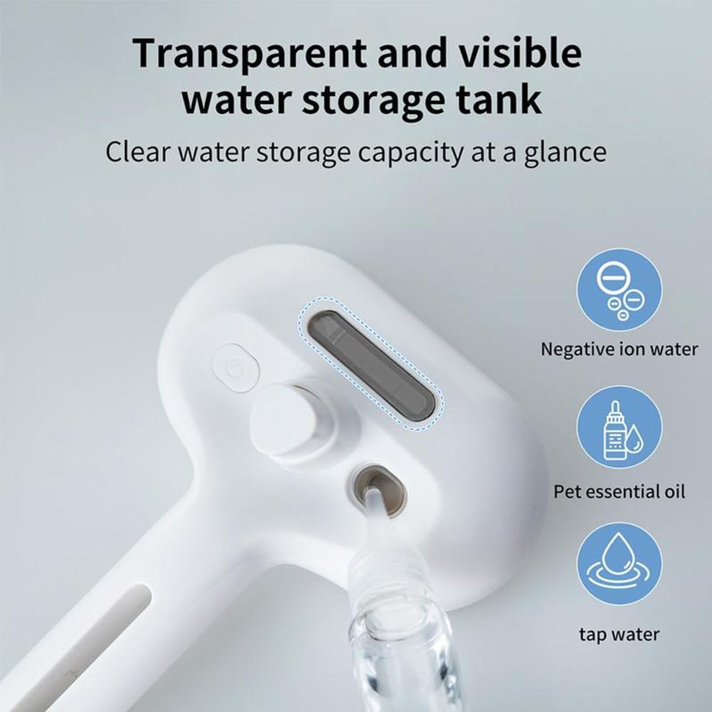 Kivori Pet Grooming Brush, Kivori All in One Pet Grooming Brush, 3-in-1 Pet Water Steam Spray Grooming Comb for Cats and Dogs (2pcs-a)