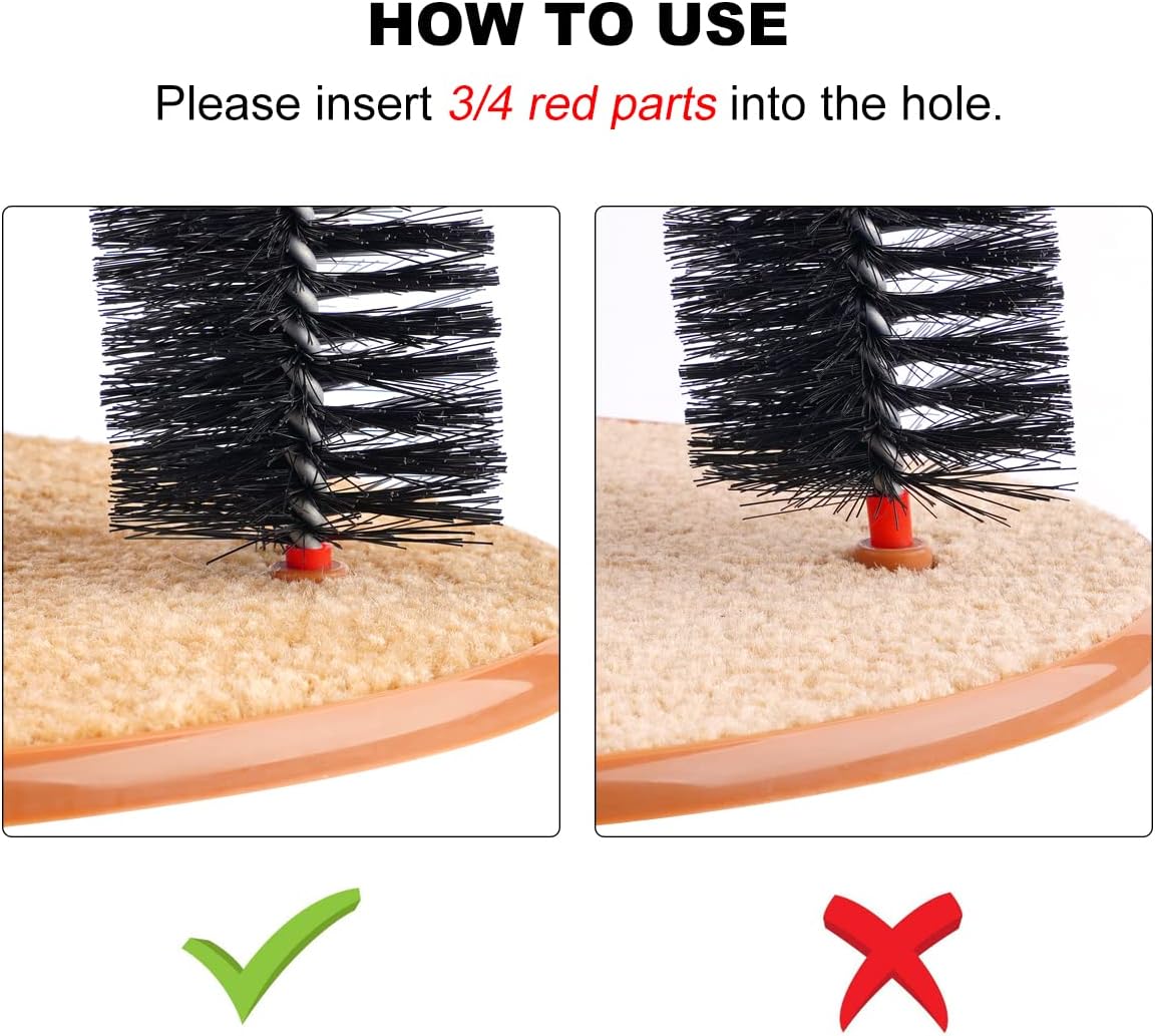 Cat Self Groomer, Scratching Post & Interactive Toys - Arch Scratcher with Brush for Grooming & Shedding, Scratch Pad, and Catnip