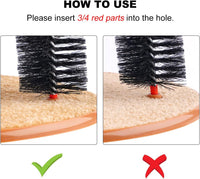 Thumbnail for Cat Self Groomer, Scratching Post & Interactive Toys - Arch Scratcher with Brush for Grooming & Shedding, Scratch Pad, and Catnip