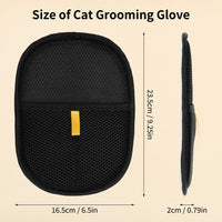 Thumbnail for 2PCS Double-Sided Pet Hair Remover Gloves, Electrostatic Cat Dog Pet Grooming Gloves, Pet Hair Remover for Carpet Couch Car, Versatile Pet Hair Remover for Washing Deshedding Grooming