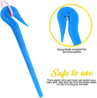 Thumbnail for Hair Bands Remover Elastic Hair Ties Cutter,Ponytail Rubber Hairband Cutters Headbands Pony Pick Removal Tool 3 PCS