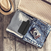 Thumbnail for Waterproof Toiletry Bag for Men - Travel Shaving & Cosmetic Organizer with Handle, Portable Gym Shower Bathroom Essentials Bag, Durable Water-Resistant Toiletries Accessories (Black)