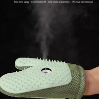 Thumbnail for All-in-One Grooming Mist Glove for Pets, Grooming Mist Glove for Pets, Say Goodbye to Messy, Use Soothing Spray, Micro-Fine Spray to Lock Dandruff and Loose Hair (blue)