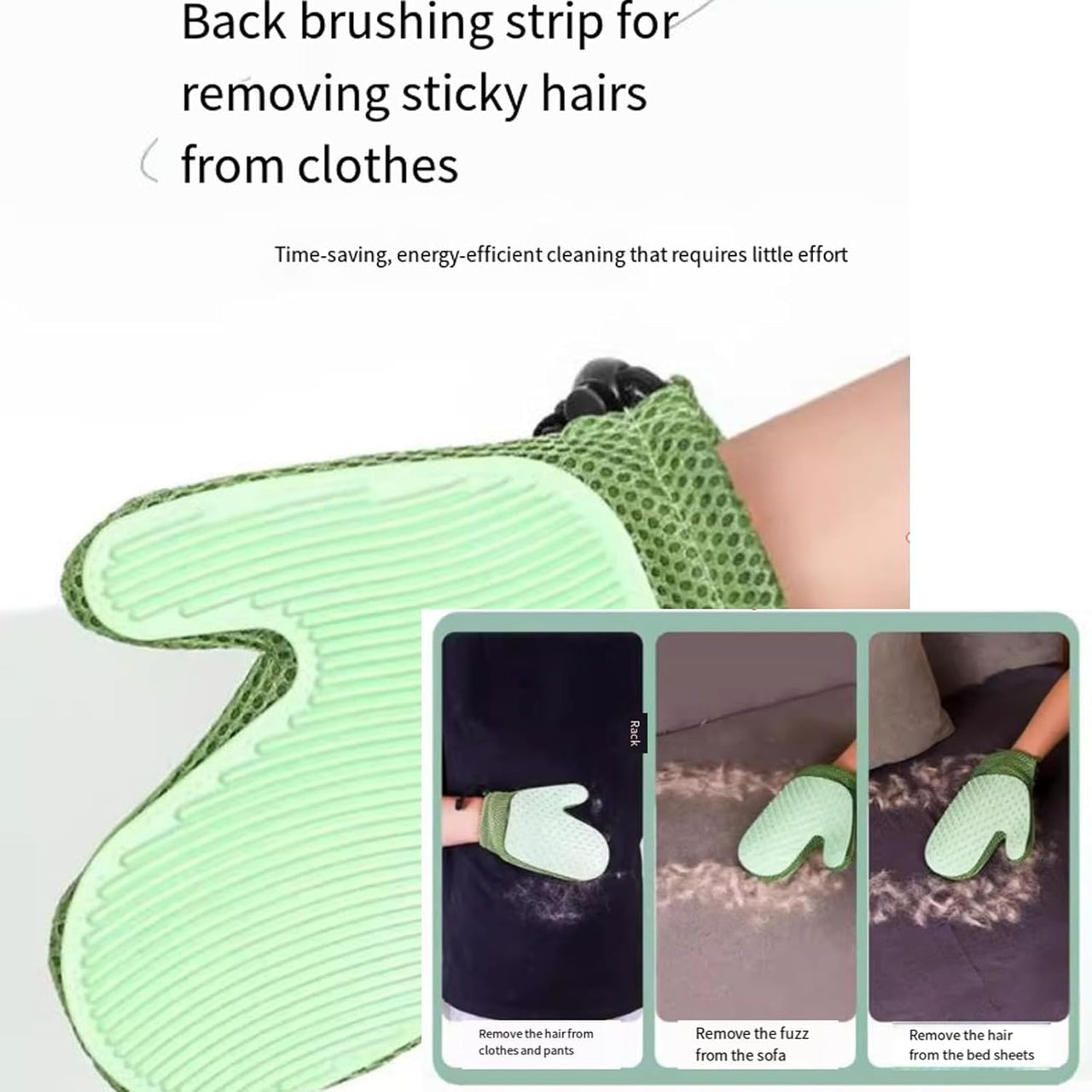 All-in-One Grooming Mist Glove for Pets, Grooming Mist Glove for Pets, Say Goodbye to Messy, Use Soothing Spray, Micro-Fine Spray to Lock Dandruff and Loose Hair (blue)