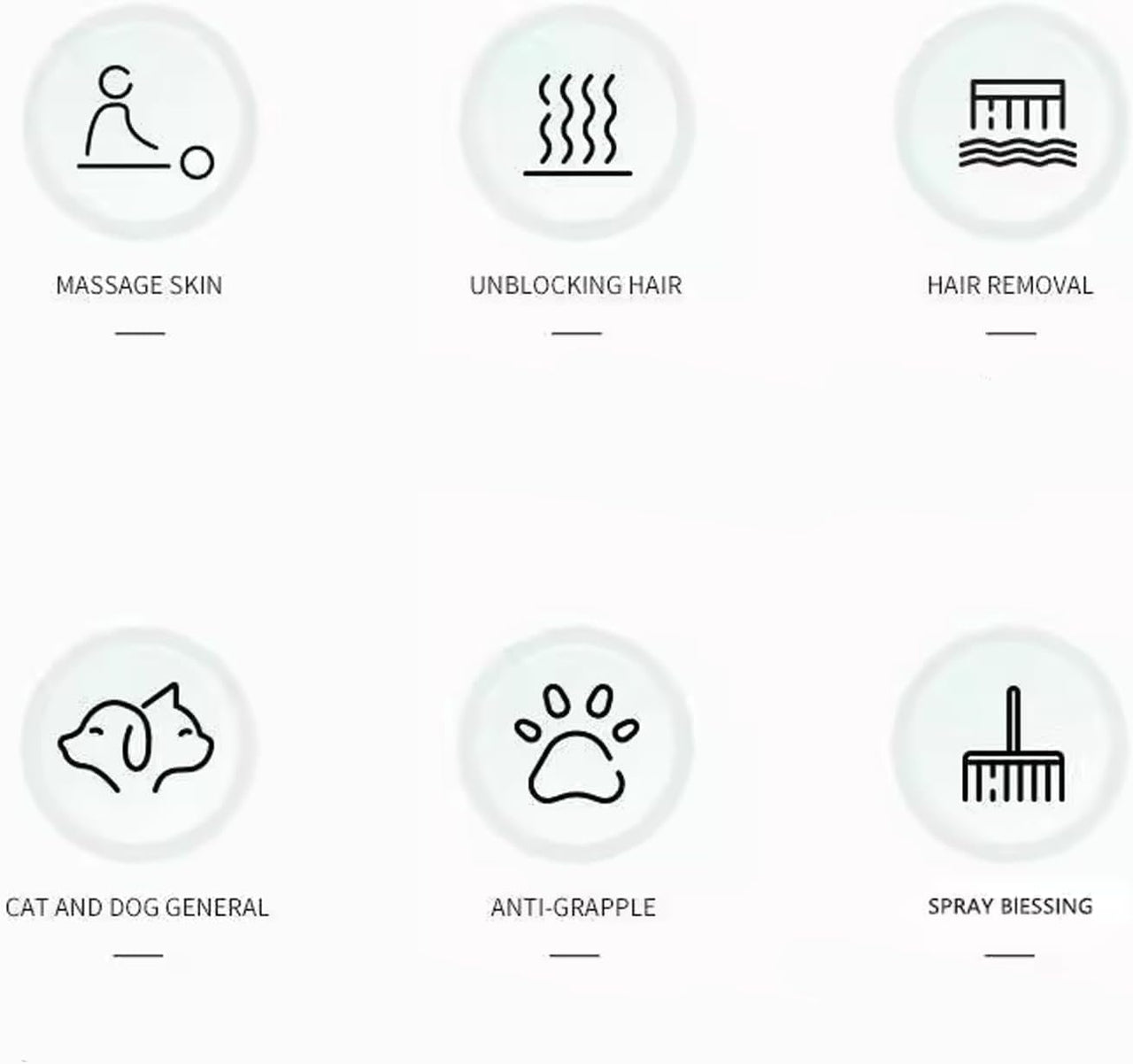 All-in-One Grooming Mist Glove for Pets, Grooming Mist Glove for Pets, Say Goodbye to Messy, Use Soothing Spray, Micro-Fine Spray to Lock Dandruff and Loose Hair (blue)