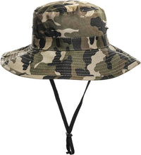 Thumbnail for Boys Camo Sun-Bucket-Hat Summer Outdoor Safari Fishing-Hat Boonie-Cap for Big Kids 2-14Yrs