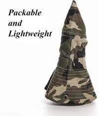 Thumbnail for Boys Camo Sun-Bucket-Hat Summer Outdoor Safari Fishing-Hat Boonie-Cap for Big Kids 2-14Yrs