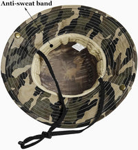 Thumbnail for Boys Camo Sun-Bucket-Hat Summer Outdoor Safari Fishing-Hat Boonie-Cap for Big Kids 2-14Yrs