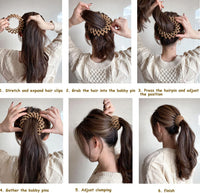 Thumbnail for 7PCS Birds Nest Hair Clip Holder and Lazy Plate Hairpin for Thin Hair