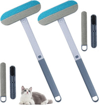 Thumbnail for 2 Pack 4 in 1 Pet Hair Remover for Couch & Furniture, Cat and Dog Hair Remover Pet Fur Cleaner Brush Hair Removal Tool for Clothing, Bedding, Sofa, Pet Bed