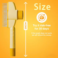 Thumbnail for Zen Brush for Cats, New Avatar Zenbrush Cat Comb, Upgrade Self-Cleaning Pet Flea Comb Grooming Brush, Short&long Cat Dogs Multi-function Grooming Brushs for Massaging and Removes Fur (Mix)