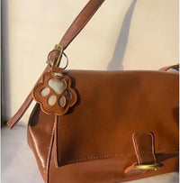 Thumbnail for 3pcs Leather Pet Memorial Keychain,Dog Hair Collector Keychain,Cat Paw Shaped Pet Memorial Gifts for Pet Parent (3PCS)