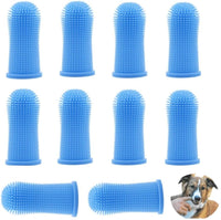 Thumbnail for Dog Toothbrush, 10Pcs Soft Dog Finger Toothbrush, 360º Dog Finger Toothbrush, Silicone Pets Teeth Cleaning Toothbrush Kit for Dogs Puppies, Small Pets Dental Care