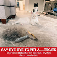 Thumbnail for Pet Hair Remover Reusable and Washable Fur Cleaning Tool Perfect for Furniture Clothes Ideal for Pet Owners Allergy Sufferers