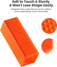 Thumbnail for 2-Pack Pet Dog Cat Hair Remover for Cars Furniture Carpet Block Roller Sofa Hollow Rubber Cleaner Brush