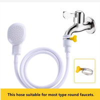 Thumbnail for Portable Rubber Hose Spray, 1.3 Meters Pet Shower Sprayer Hand Held Hose,Hose Bath Tub Sink Spray Attachment for Washing Hair Pet Shower