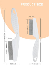 Thumbnail for 2 PCS flea Comb for Dogs and Cats - Promotes Hair Growth and Removes Loose Hair, Knots