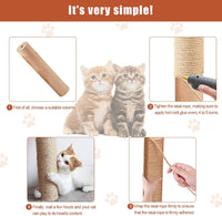 Thumbnail for 50M Sisal Rope for Cat Scratchers, Cat Scratching Sisal Rope 6mm Natural Jute Hemp Rope, Ideal for Replace Scratching Post, Repair Cat Tree, DIY Projects
